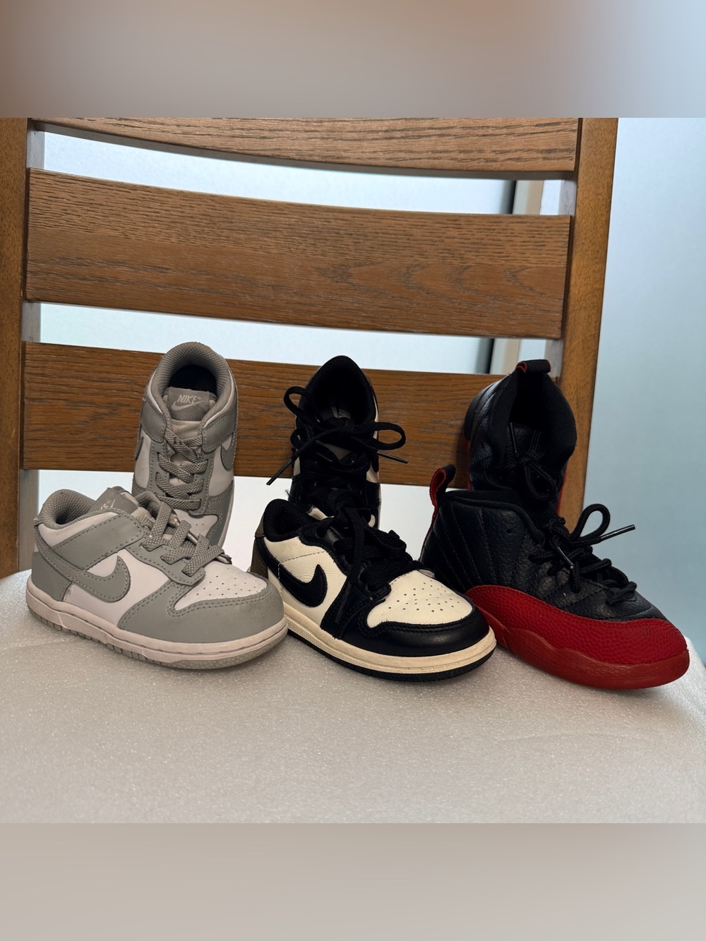 Jordan shoes 7c for boys 3 pairs